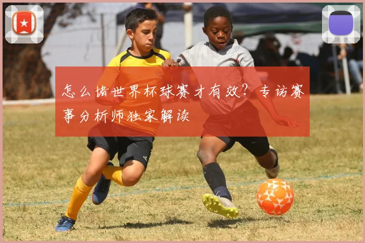 怎么堵世界杯球赛才有效？专访赛事分析师独家解读