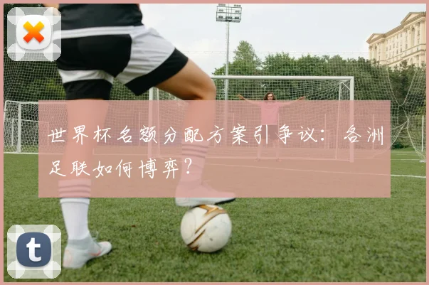世界杯名额分配方案引争议：各洲足联如何博弈？